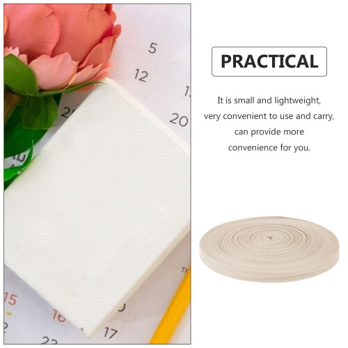 1M Bande En Coton Beige Simple Pour Décoration Couture 2