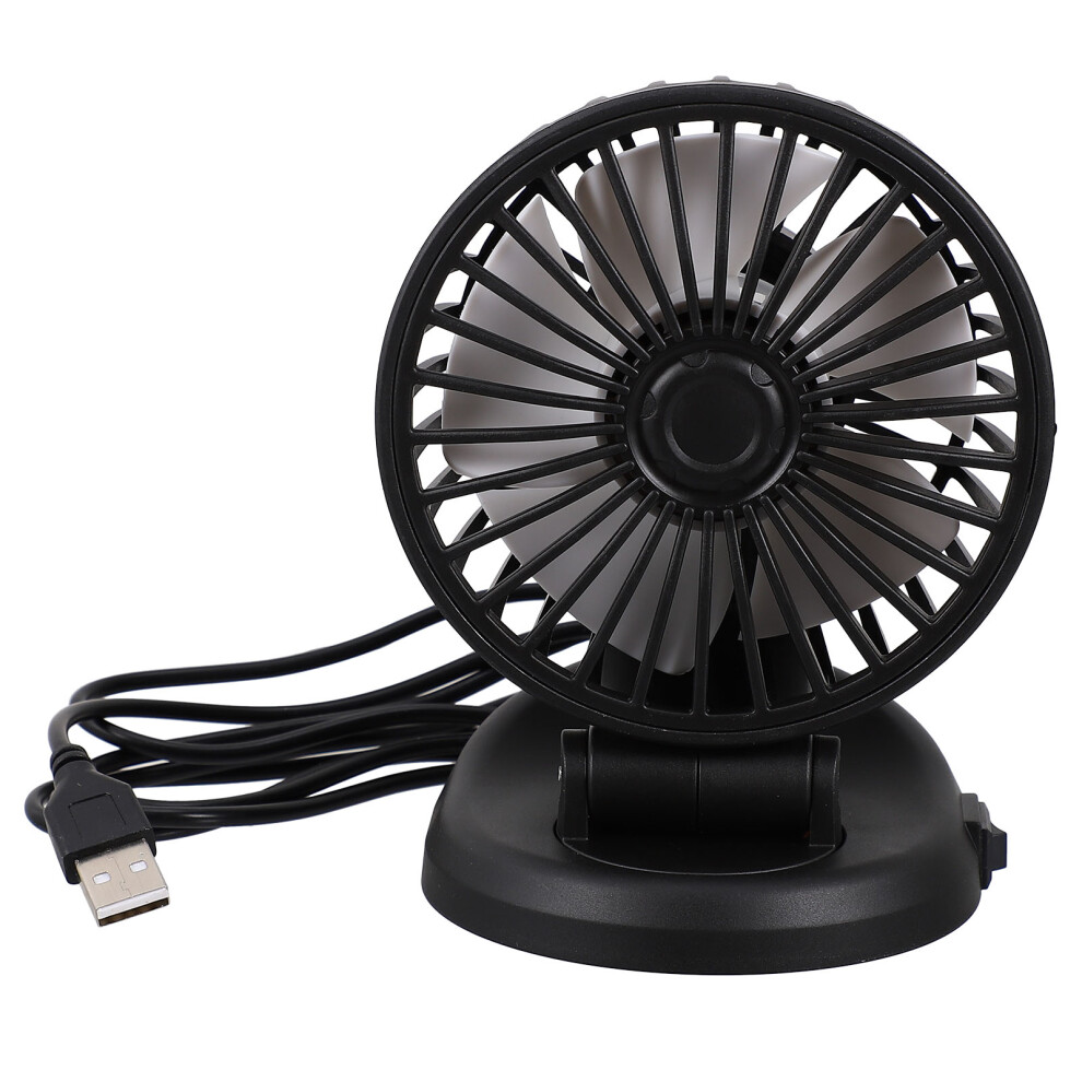 2Pcs Assorted Color Car Electric Fans Portable Vehicle Cooling Fans 3613322677569