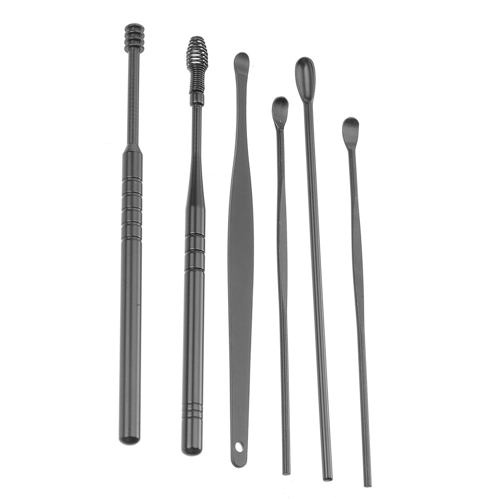 Artibetter 4 Sets Stainless Steel Ear Picks Ear Cleaner Kit Wax Remover