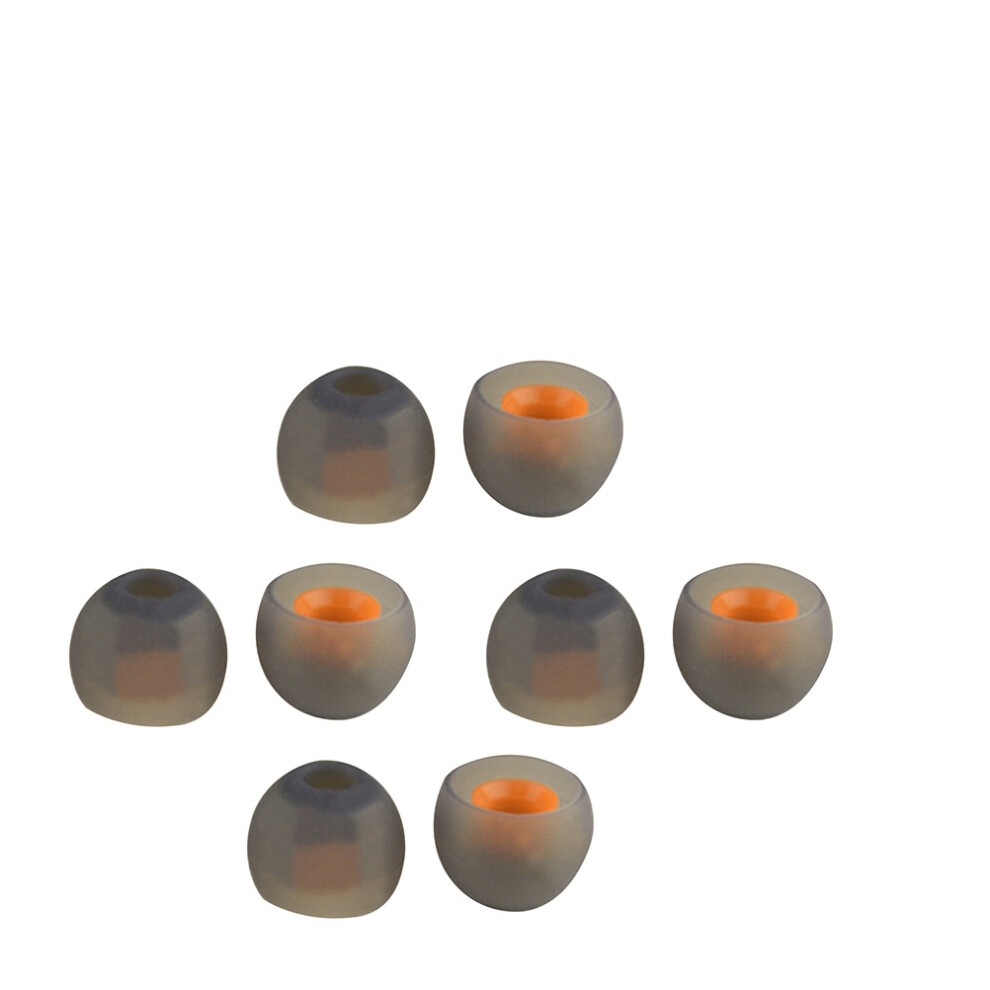 60Pcs Silicone Ear Tips Comfortable Earbud Tips Noise Isolating Orange 3623318222628