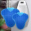 10 Pcs Blue Rubber Urinal Splash Mats, Deodorizer for Men Bathroom 3