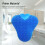 10 Pcs Blue Rubber Urinal Splash Mats, Deodorizer for Men Bathroom 5