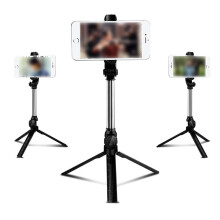 Bluetooth Selfie Stick Mini Stativ Schwarz ABS Für Fotografie