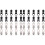 40 Pcs Nylon Zipper Heads Repair Accessories Automatic Puller 3