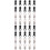 40 Pcs Nylon Zipper Heads Repair Accessories Automatic Puller 6