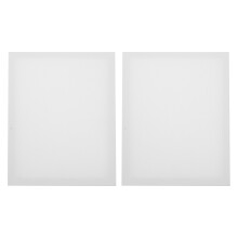 2 Pcs Oil Painting Frame Electronic Clicker Home Sports Child White