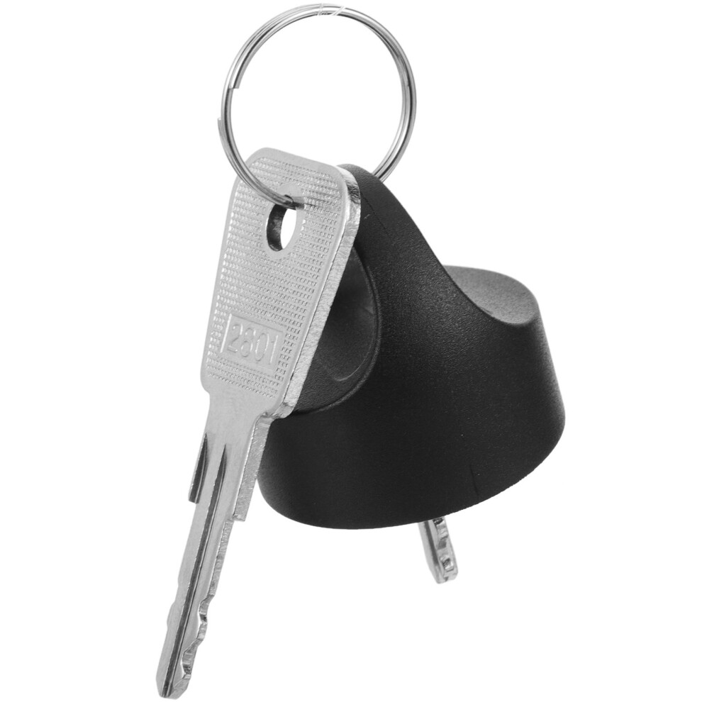 Solustre Black 5Pcs Metal Mobility Scooter Keys Anti-Theft Electric Wheelchair