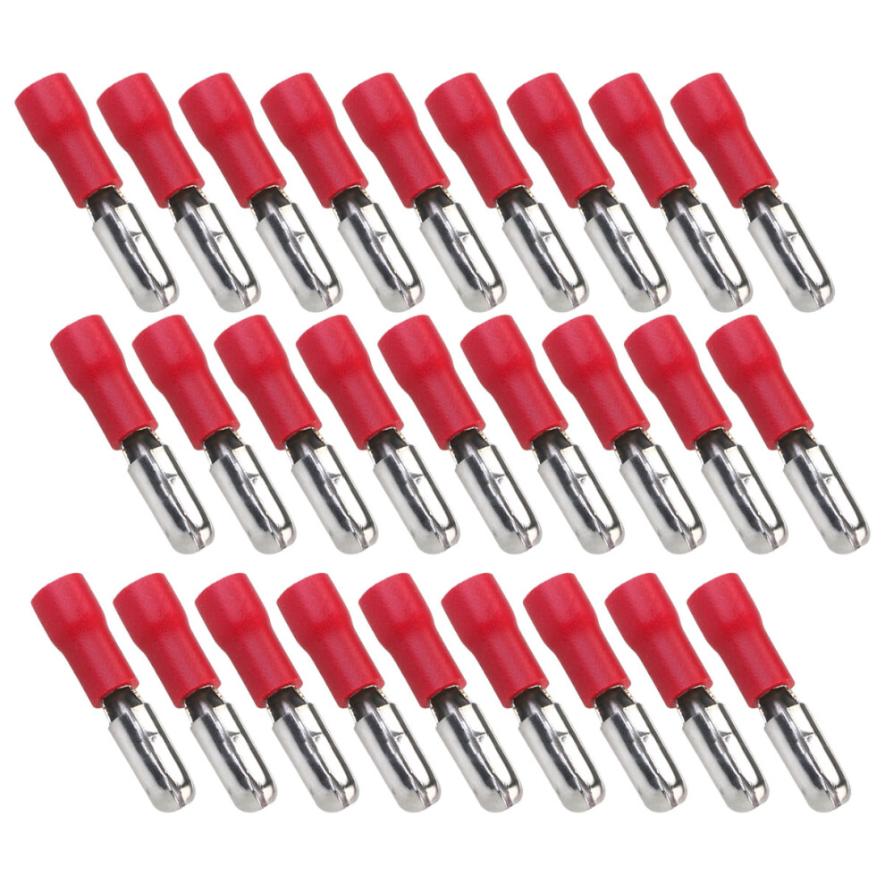 100Pcs Red Quick Splice Terminals Connector Kit Male Female Insulated 3062006937015