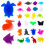 24Pcs Durable Silicone Drink Markers Multi-Color Glass Identifiers 1