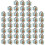 50Sets Blauwe Kartonnen Candy Boxes Met Jute Voor Bruiloften 1