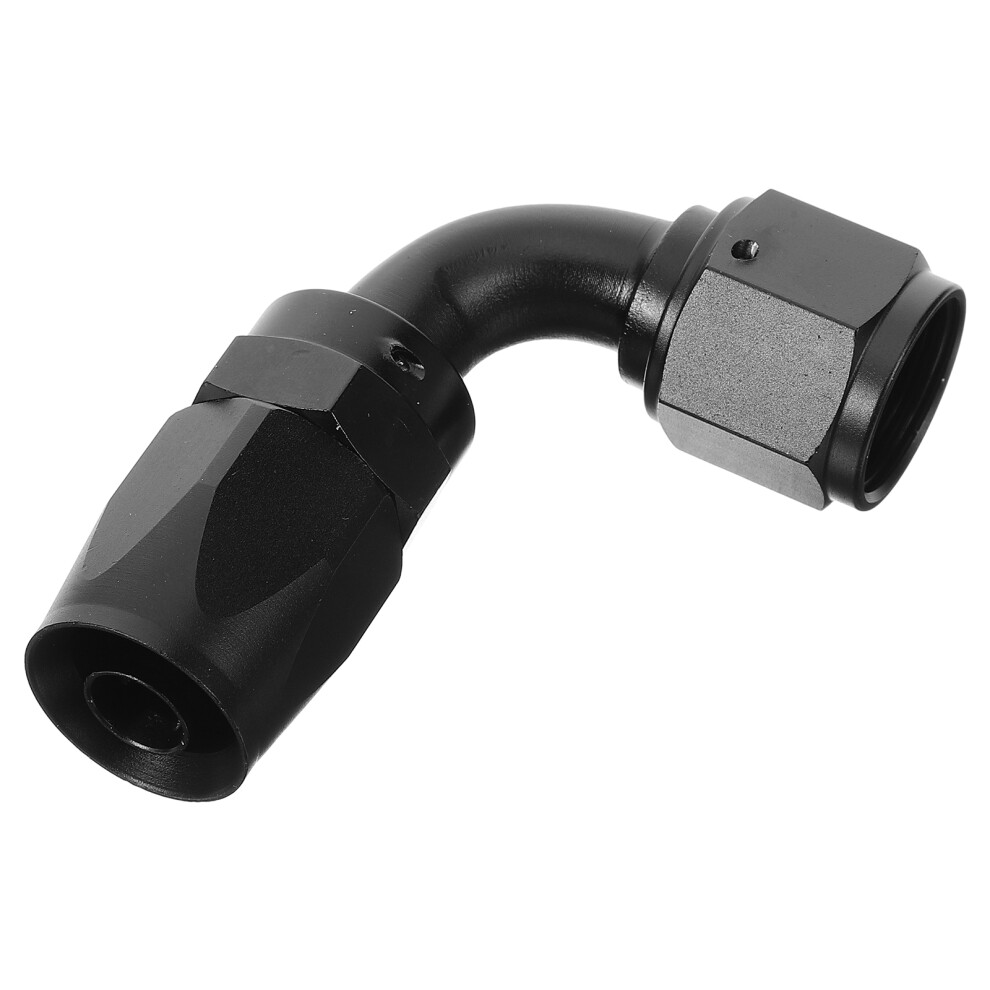 8An 90 Degree Aluminum Hose Barb Fitting For Car Oil Line Black 3354132015072