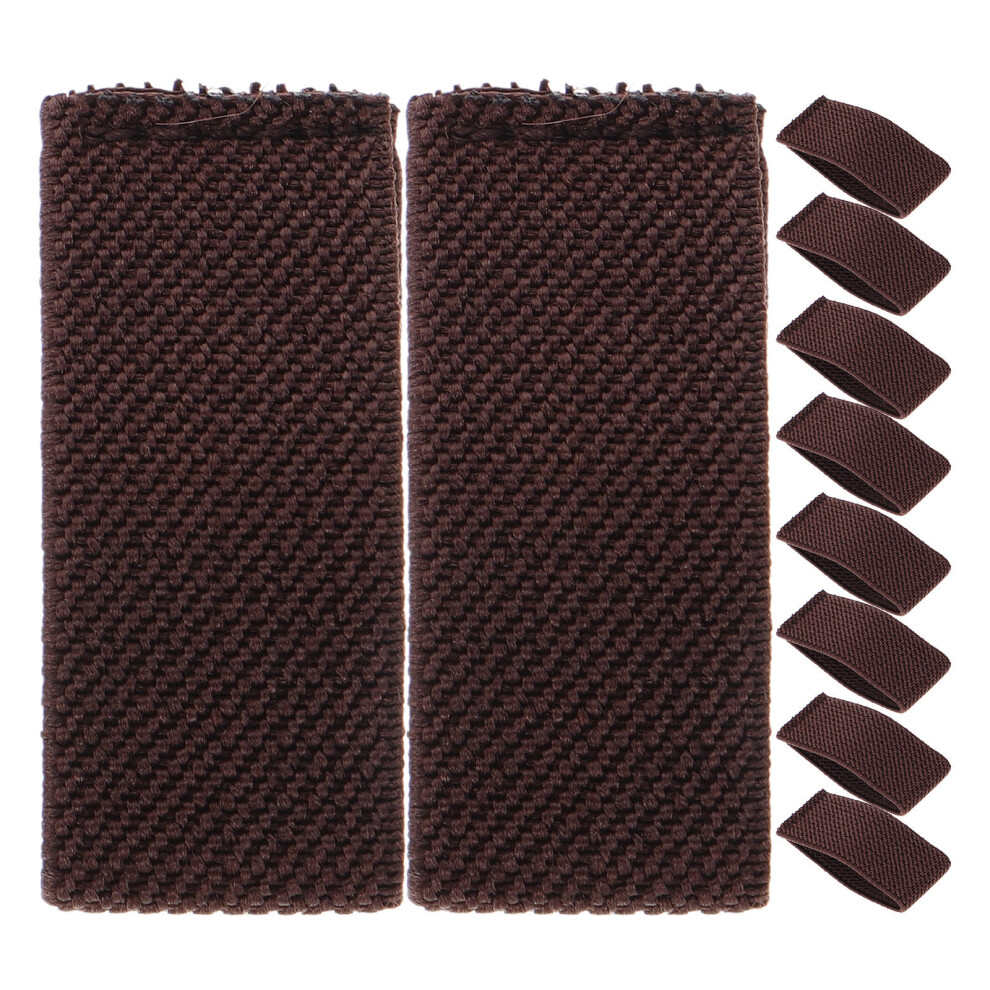 10Pcs Coffee Nylon Belt Keepers Canvas Loops For Outdoor Duty Belts 3111993781795