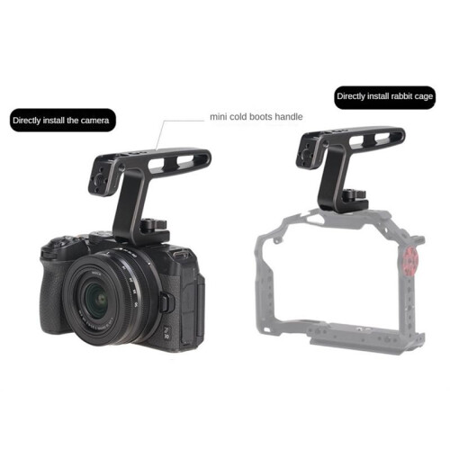 JLwin Camera Cold Boot Expansion Upper Carrying Handle 1/4 Handle Carrying Pot Rabbit Cage Slide Bar Upper Carrying Handle,B 2