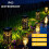 6 Pack Pathway Lights Solar Powered IP65 5