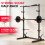 Adjustable Squat Rack, Multifunctional Half Rack Home Gym Station 5