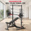 Adjustable Squat Rack, Multifunctional Half Rack Home Gym Station 6