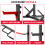 Adjustable Squat Rack, Multifunctional Half Rack Home Gym Station 8