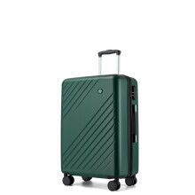 (Green, 20 Inch) Matte Electronic Texture Hard Shell Luggage ABS+PC Cabin Or Check-In Travel Suitcase