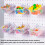 24 Pieces Pegboard Plastic Bins Kit - Pegboard Bins with Hooks - Pegboard Accessories Workbench Bins Fits to Peg Board 4