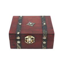 2Pcs Wooden Storage Boxes Multi-Color Durable Container for Home Use