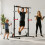 Adjustable Squat Rack, Multifunctional Half Rack Home Gym Station 2