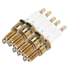 5Pcs High Efficiency Carbon Steel Spark Plugs for Engines Lawn Mowers