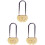 3 Pack Heart Lock Engraved Locks Of Gift Lovers 2