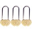3 Pack Heart Lock Engraved Locks Of Gift Lovers 4