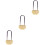 3 Pack Heart Lock Engraved Locks Of Gift Lovers 5