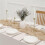 Cheesecloth Table Runner Boho Gauze Cheese Cloth Table Runner Rustic Sheer Runner Long for Wedding Beige 4Pcs 7