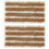 2Sets Brown Plastic Static Rice Field Grass Strip for Sand Table Decor 7