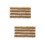 2Sets Brown Plastic Static Rice Field Grass Strip for Sand Table Decor 9