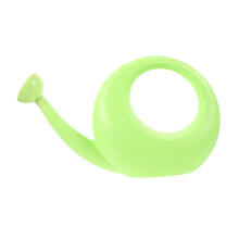 4L Plastic Watering Can with Ergonomic Comfort Grip, Long Spout Precision Flow, Cartoon Snail Style for Indoor and Outdoor Plants