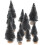 48Pcs Black Halloween Miniature Trees Artificial Dried Branches Decor 1