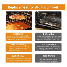 78 Inch Roll Large Copper Oven Liners for Bottom of Oven BPA and PFOA Free, Thick Heavy Duty Non Stick Oven Mats Brown