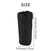 2X Drum Stick Holder Moisture Proof Drumstick Bag Wear-Resistance Drumsticks Pocket with Mounting Clamp Drum Bag
