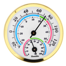 Mini Thermomètre Hygromètre Précis Boîtier Plastique Aluminium