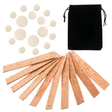 2Sets Clarinet Instrument Cork Pads Assorted Color Durable Repair Kit