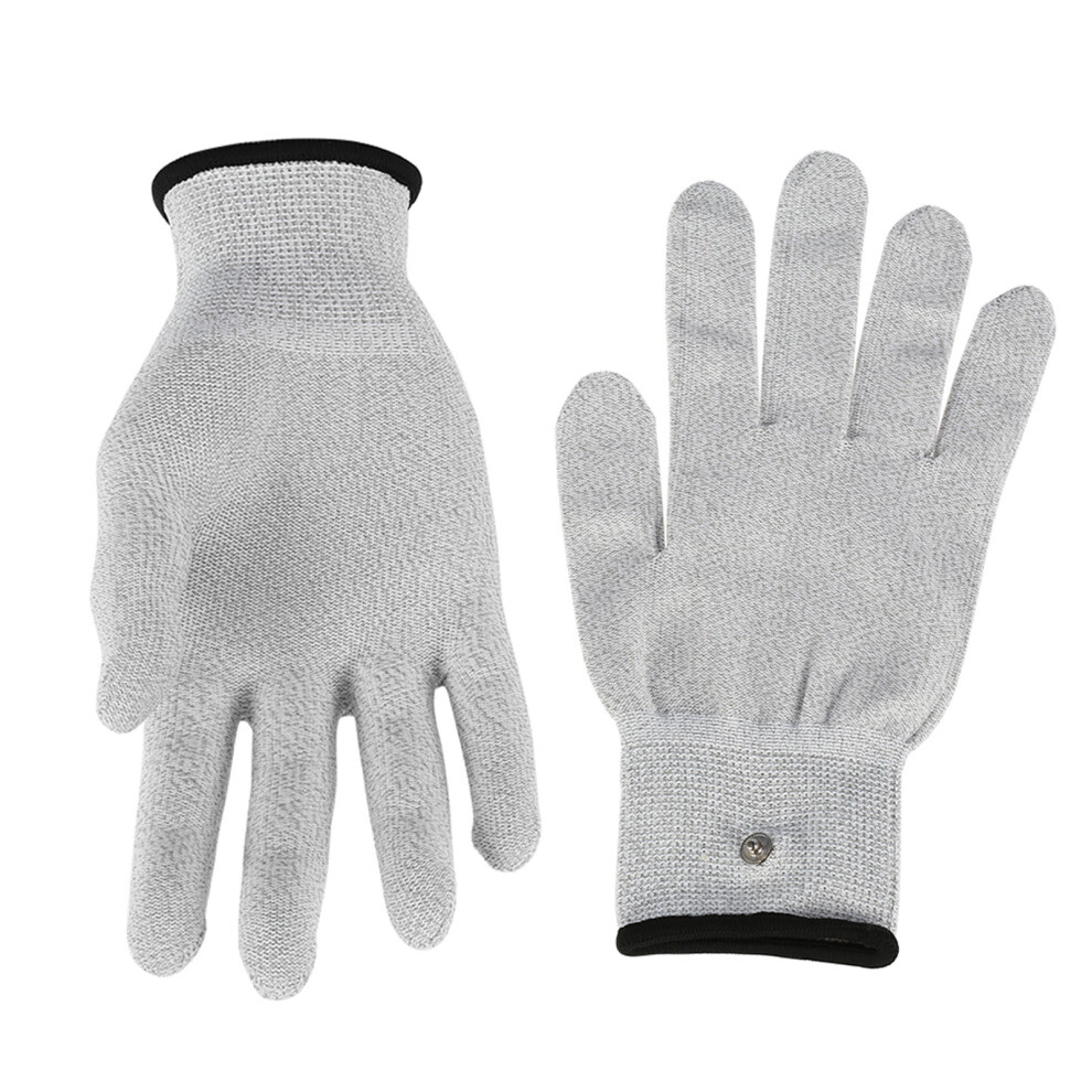 Electrode Massage Gloves for Tens Machine Conductive Lead Wires Large 1 Pair