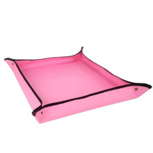 Plant Repotting Mat 75x75cm Pink Waterproof Foldable Large Garden Transplanting Mat for Indoor Plants