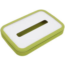 Contenitore Fazzoletti Resistente Verde Pieghevole Per Ufficio