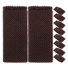 10Pcs Nylon Belt Keepers Durable Canvas Strap for Outdoor Coffee Brown