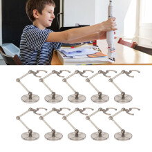 Supporto per Bambole 10 Set - Supporto Trasparente Nero per Mini Action Figure 6 Pollici
