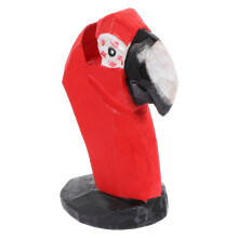1Dierenvormige Brillendecoratie Van Hout, Rood, Handgemaakt
