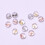 3Paia Fermi Orecchini Silicone Argento Flessibili Resistenti 10