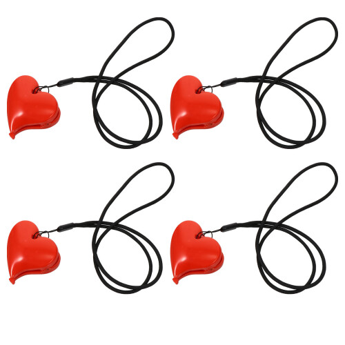 Heart Shaped Baby Stroller Clips Two Sets Blanket Clamps