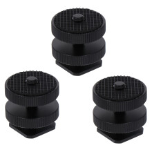 3St Tripod Screw Adapter Met Rubber, Geschikt Voor Cameramonitor