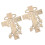 4Pcs Easter Wooden Cross Hanging Decor Khaki DIY Wreath Accessory 1