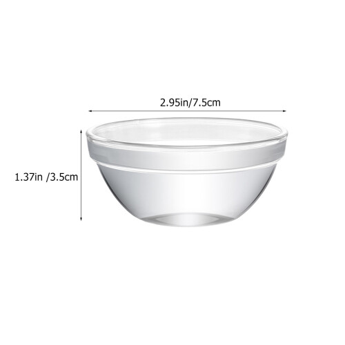 8Stk Bozai Kuchen Schale Schönheits Schale Glas 1