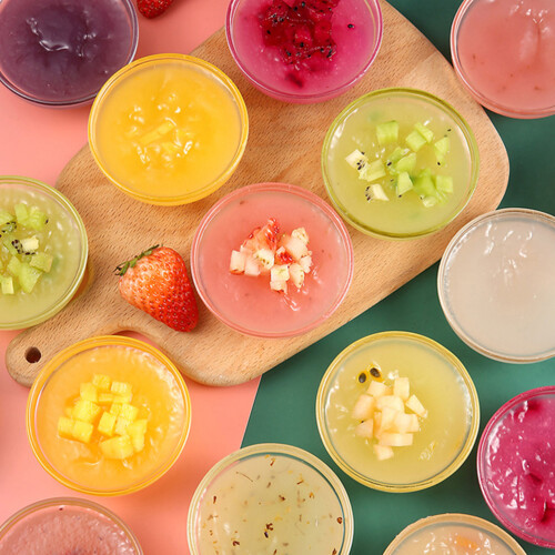8Stk Bozai Kuchen Schale Schönheits Schale Glas 2